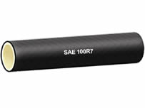 The detailed structure of SAE 100 R7 thermoplastic hydraulic hose.